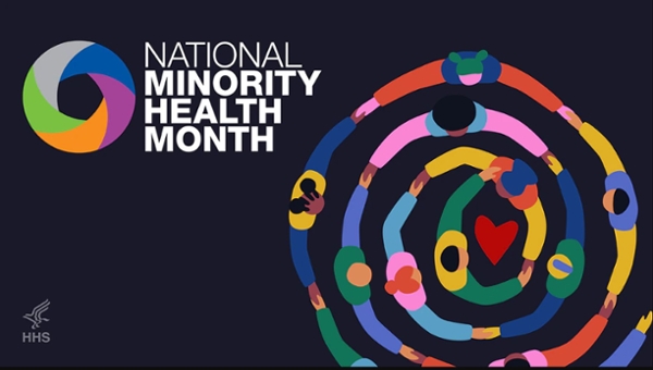 Social Graphic on Minority Health Month 