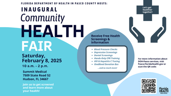 Social Graphic for Upcoming Health Fair 