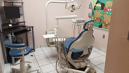 Photo of new chair at Cox Dental Clinic