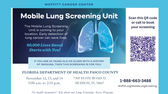 mobile lung screening unit graphic